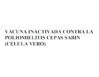 VACUNA INACTIVADA CONTRA LA POLIOMIELITIS